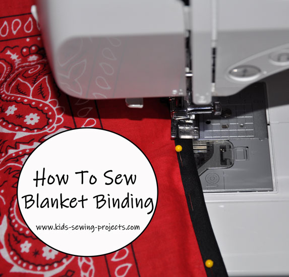 how to sew blanket binding