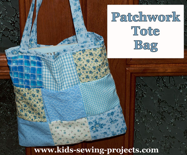 Sewing - Handbag Patterns - Stitched & Patched Denim Bag