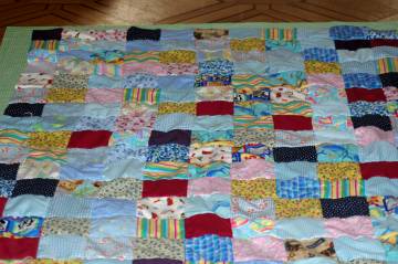 scrap patchwork quilt